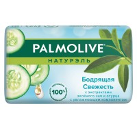 ПАЛМОЛИВ мыло 90г Бодрящая свежесть (Зеленый чай и огурец)